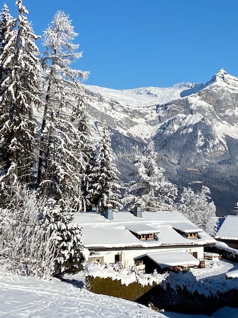 Airbnb performant: La Ferme d'en Haut 120 m² 3 bedrooms jacuzzi sauna à Saint Gervais Les Bains