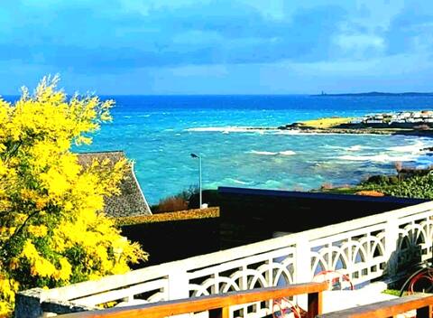 Between land and sea...