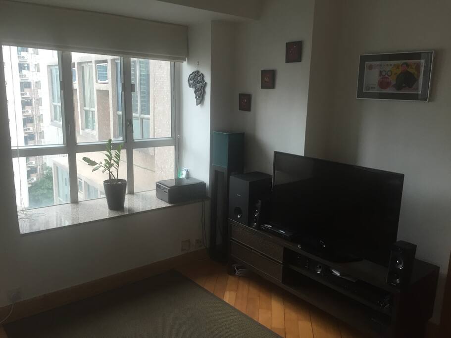living room; printer/copier available