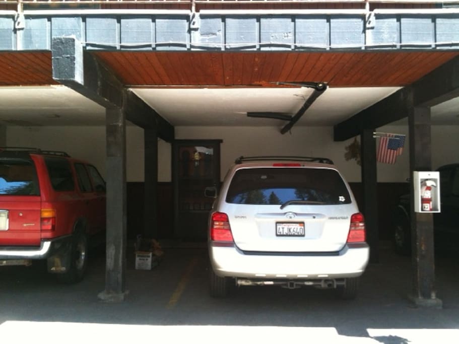 Covered Parking outside of unit front door
