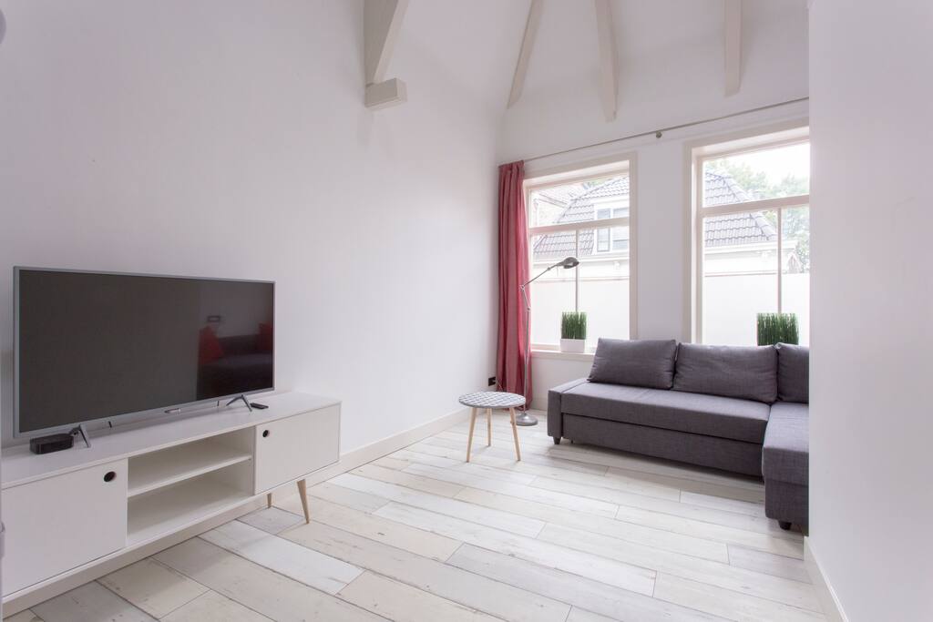 Zithoek met (bed)bank