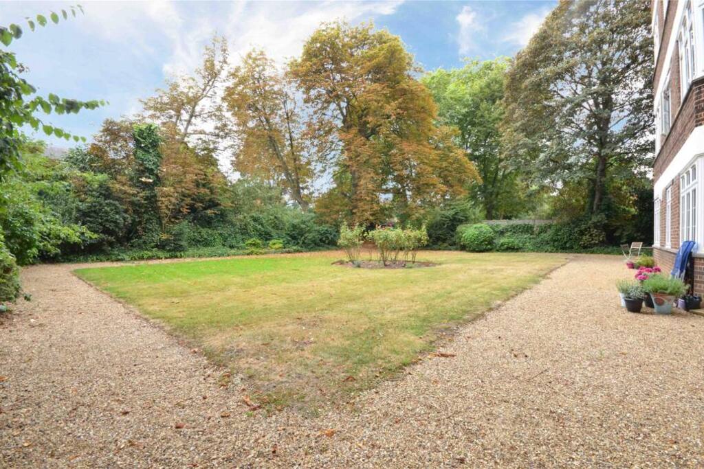 Private backyard garden