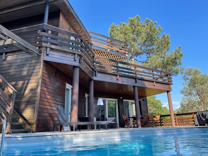 Villa 5 Chambres, Piscine Chauffée, Lacanau Océan - Lacanau
