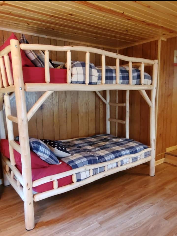 Bunk beds in living room