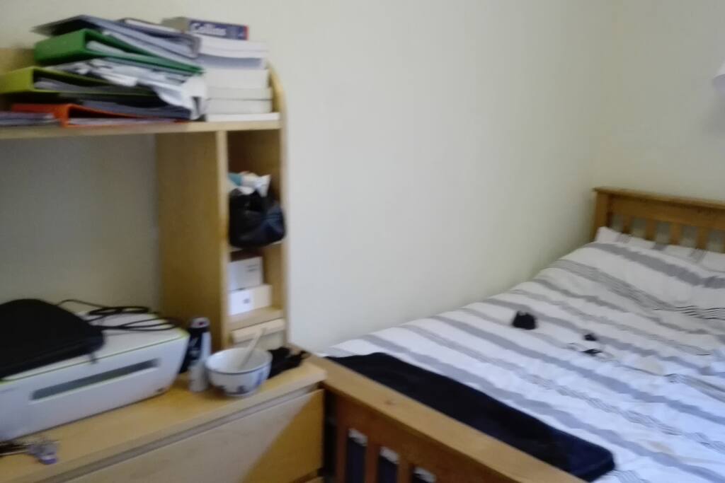Drawer next to bed