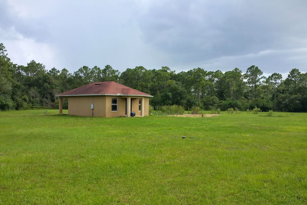 Tucked away on this 5 acre estate!