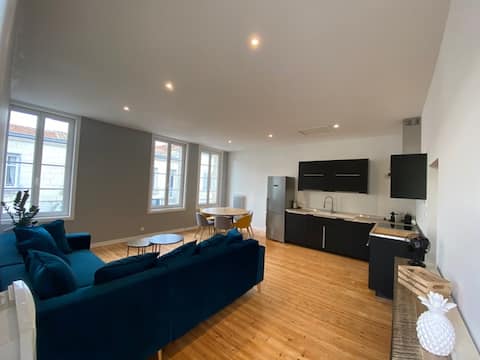 Beautiful bright apartment hyper center Rochefort