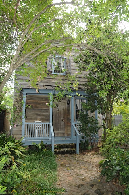  Only .3 mile from River street, this unique and  authentic space is in the oldest historic section.