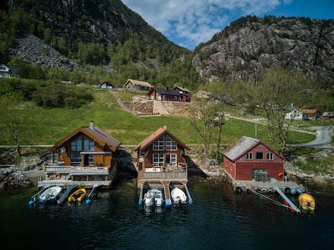 Cabin by Preikestolen (Pulpit Rock) in Forsand.