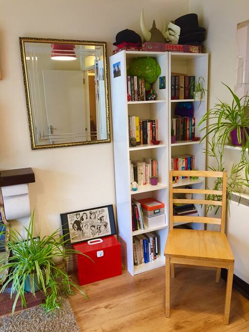 Bookshelf in living room