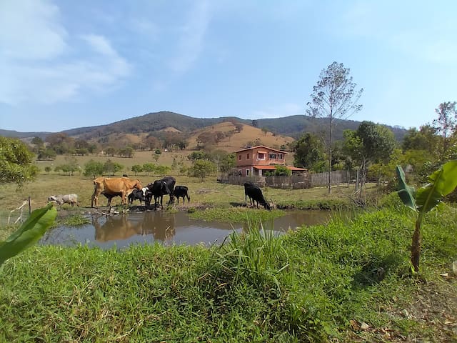 Entire home with 2 bedrooms in São Tomé Das Letras - Casa no Campo (500mt Próximo de Cachoeira)