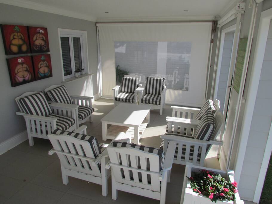 Downstairs patio