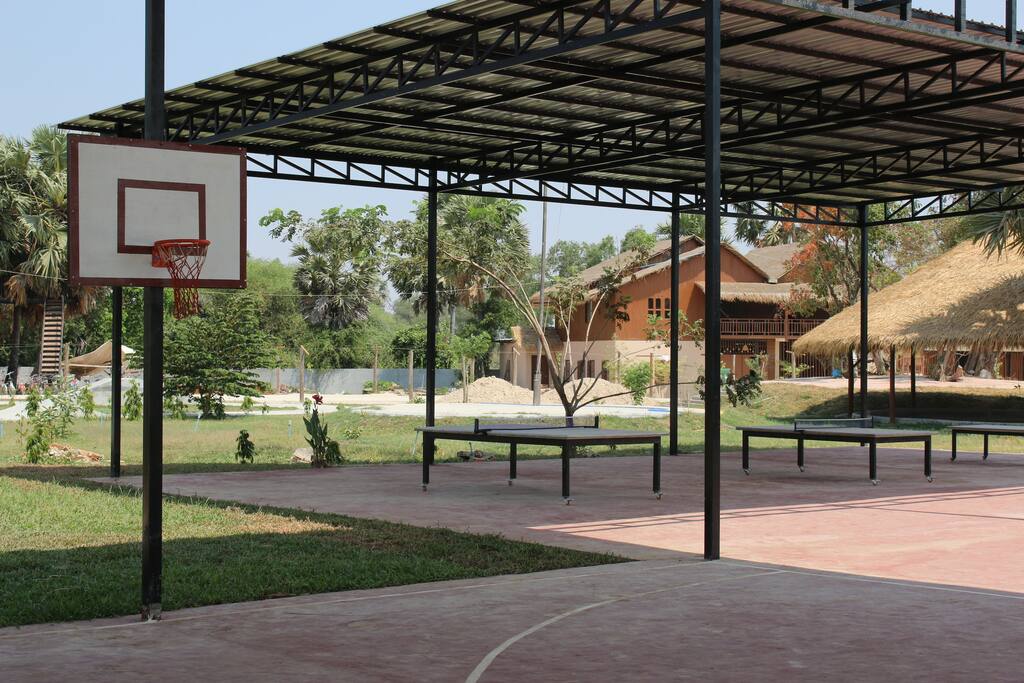 Basketball and table tennis