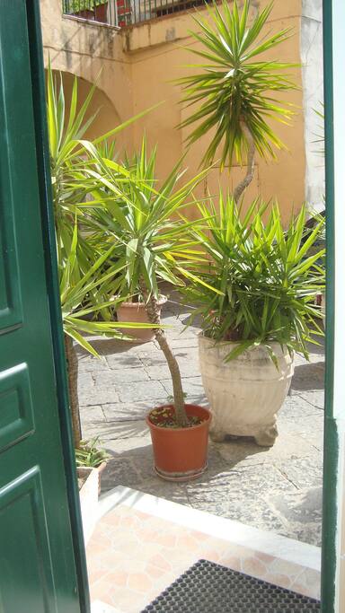 vista sul cortile