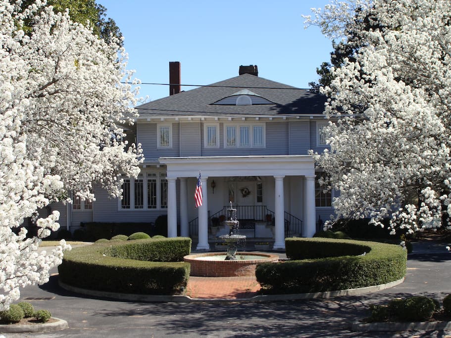 View from Parking lot in the Spring