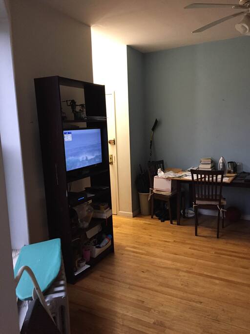 Another angle of the shared, common are/living room.