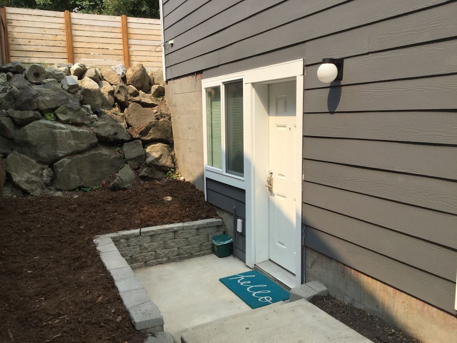 Separate entrance