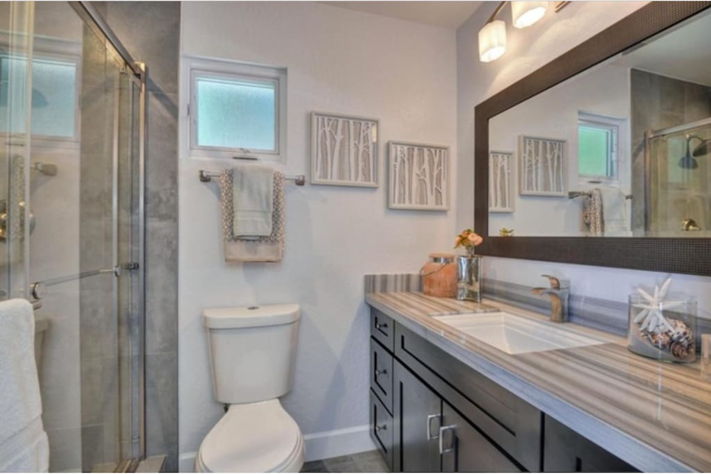 En suite bathroom
