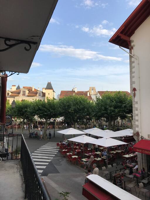 View of Place Louis XIV from the balcony