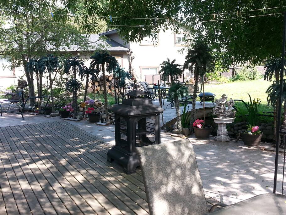 Large yard