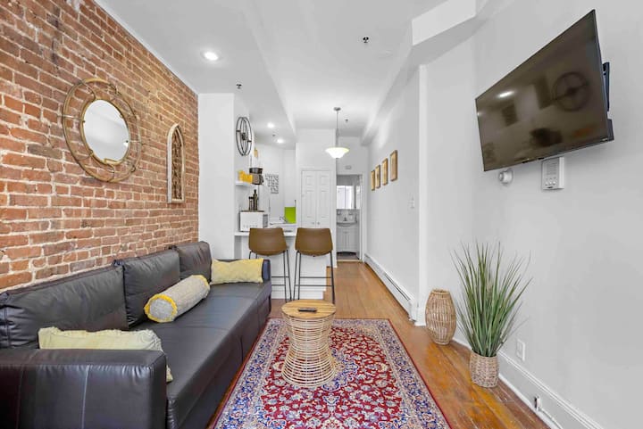 Boutique Apt Fast Wifi Tv Sleep 4 One Stop To Nyc - Hoboken, NJ