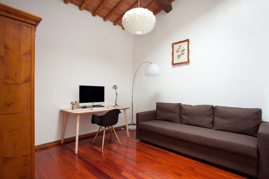 Room for rent with huge sofa-bed