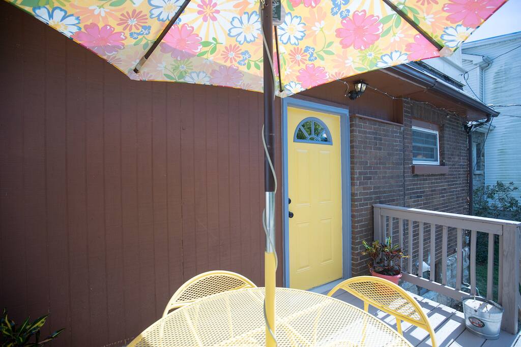 Rear Deck off kitchen entry