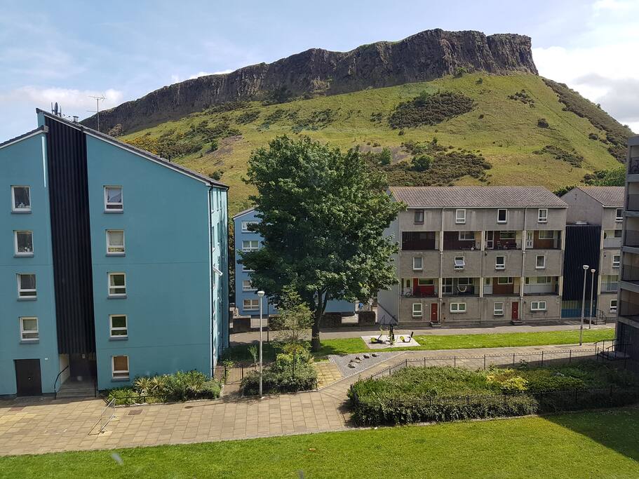 Salisbury crags from bedroom 1
