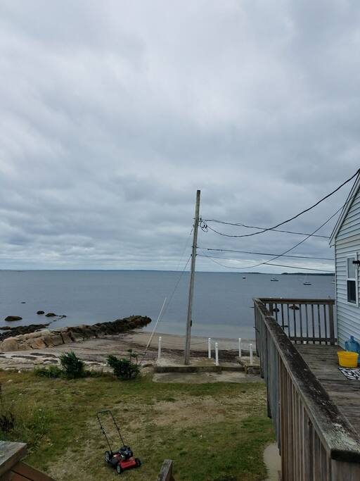 View from the rear deck