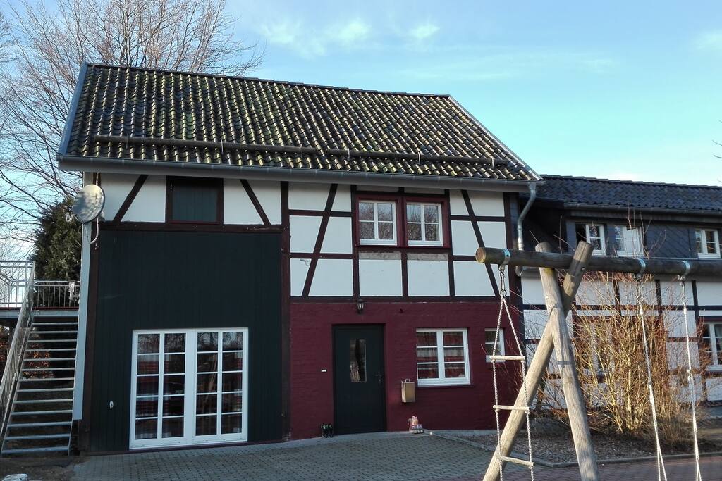 Die Wohnung ist im unteren Bereich