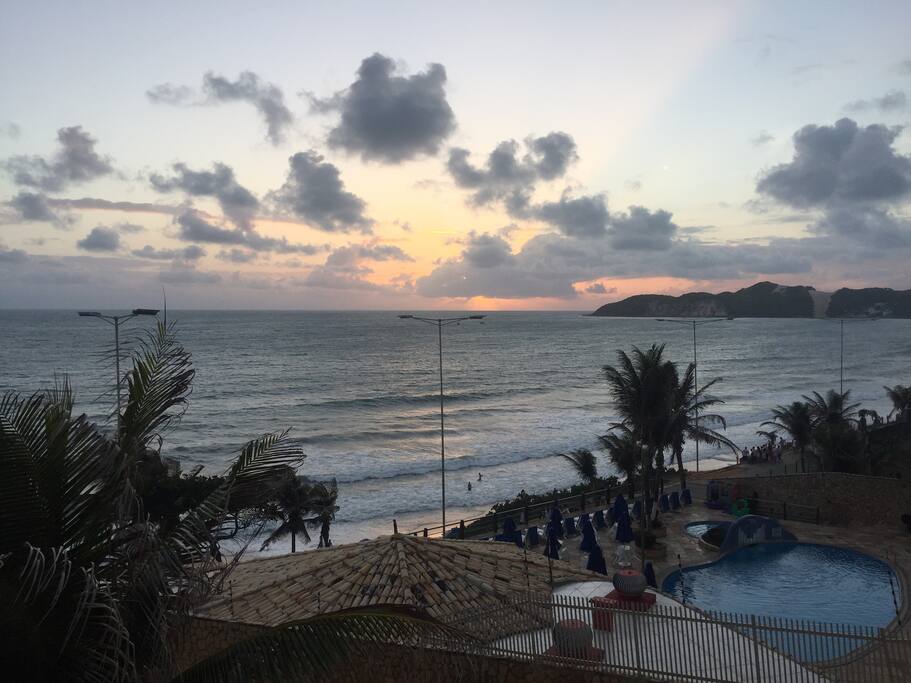 Sunrise from balcony