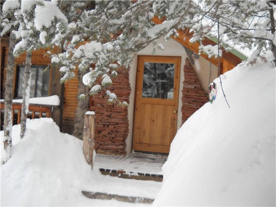 Skiers and Riders Entrance