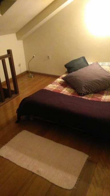 you have a chest of drawers, a small table and a chair in the room for your confort.