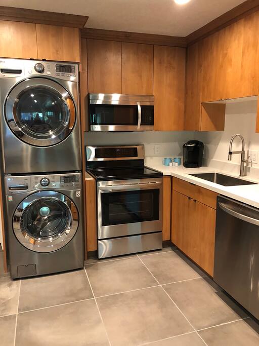 Kitchen area with all the conveniences