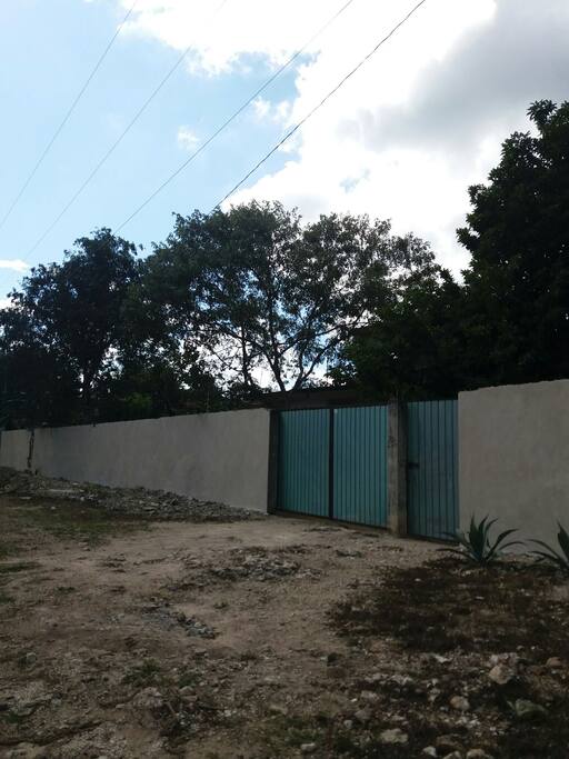 La fachada de la casa