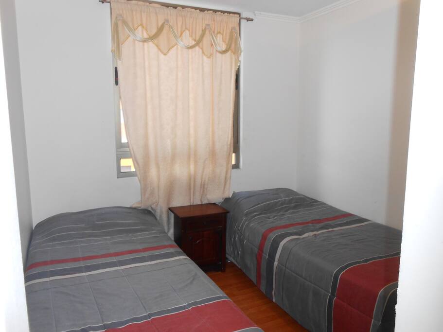 Dormitorio N°2 camas de 1 plaza