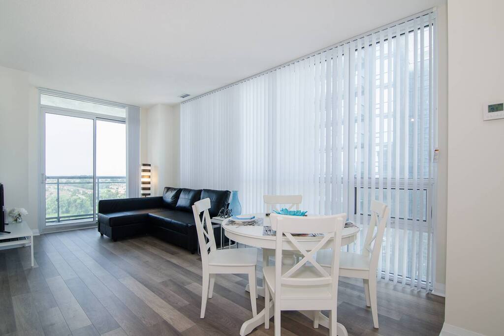 Living & Dining Area with Stunning views