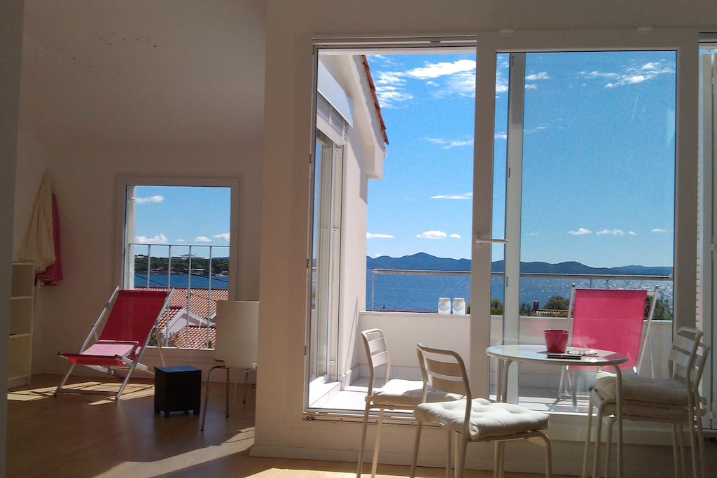 View from the first floor living room