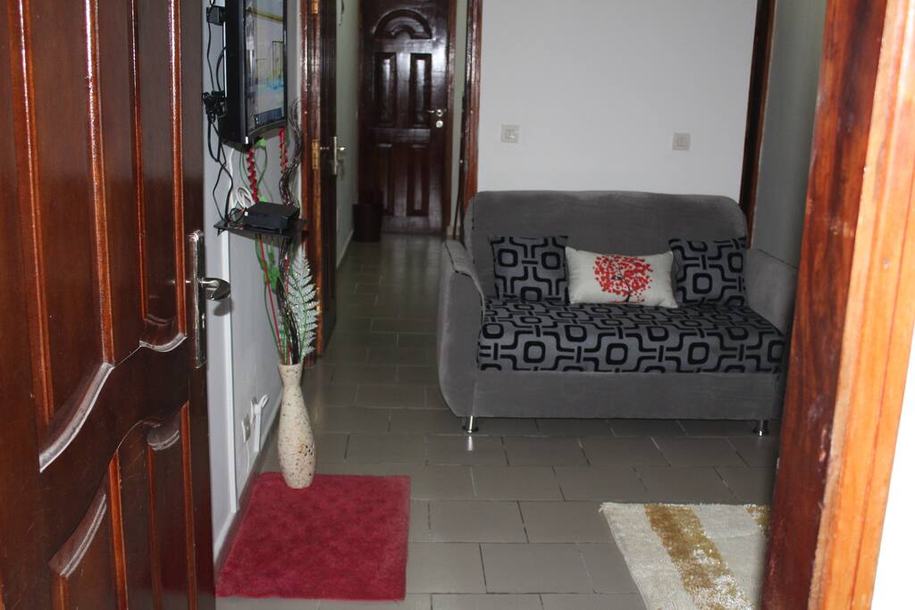 entré par la terrasse