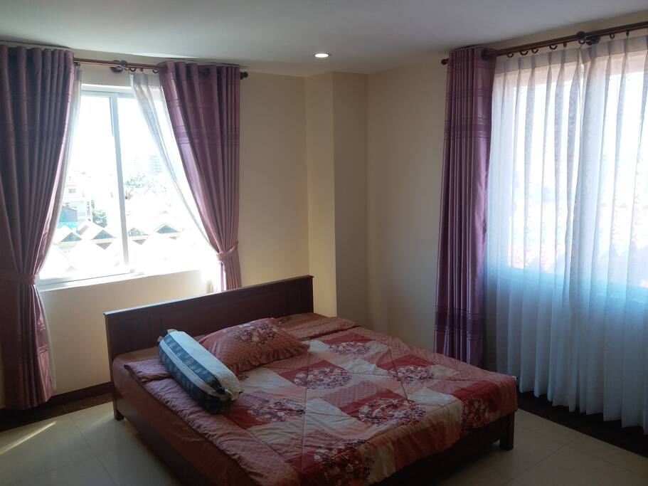 Fully basic furnitured in living room and bed room.