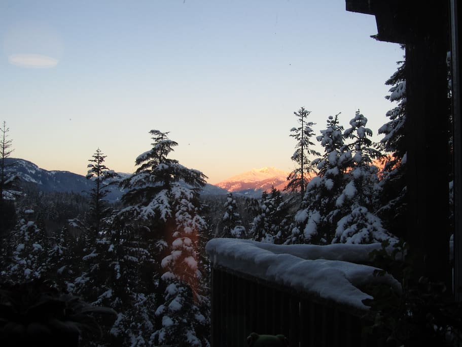 Winter View from BBQ Deck
