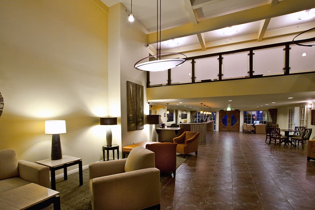 Lobby and Lounge area