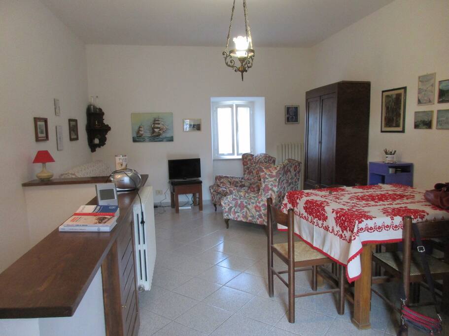 Il soggiorno-letto