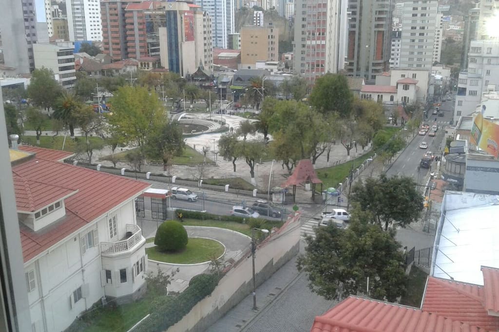 nice view of the Park and part of the City from the apartment