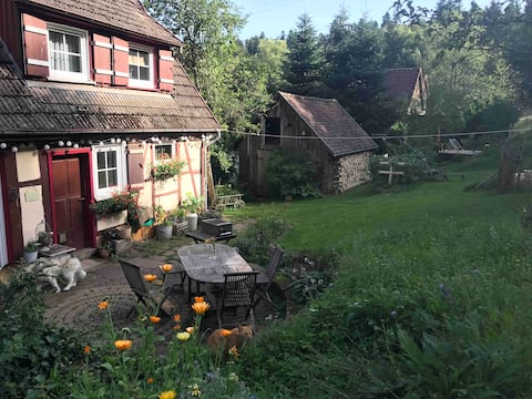 Sauna, animals and nature in the "Lerchennest"