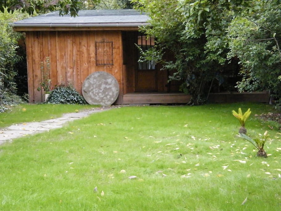 Terrasse vu sur jardin