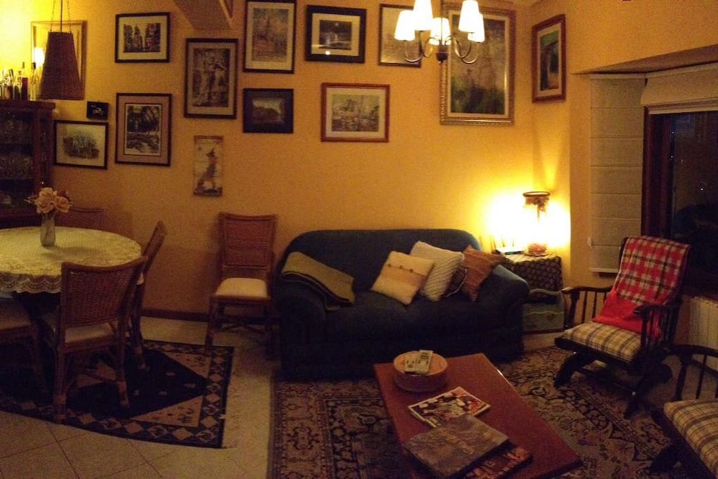 Sala de estar e jantar