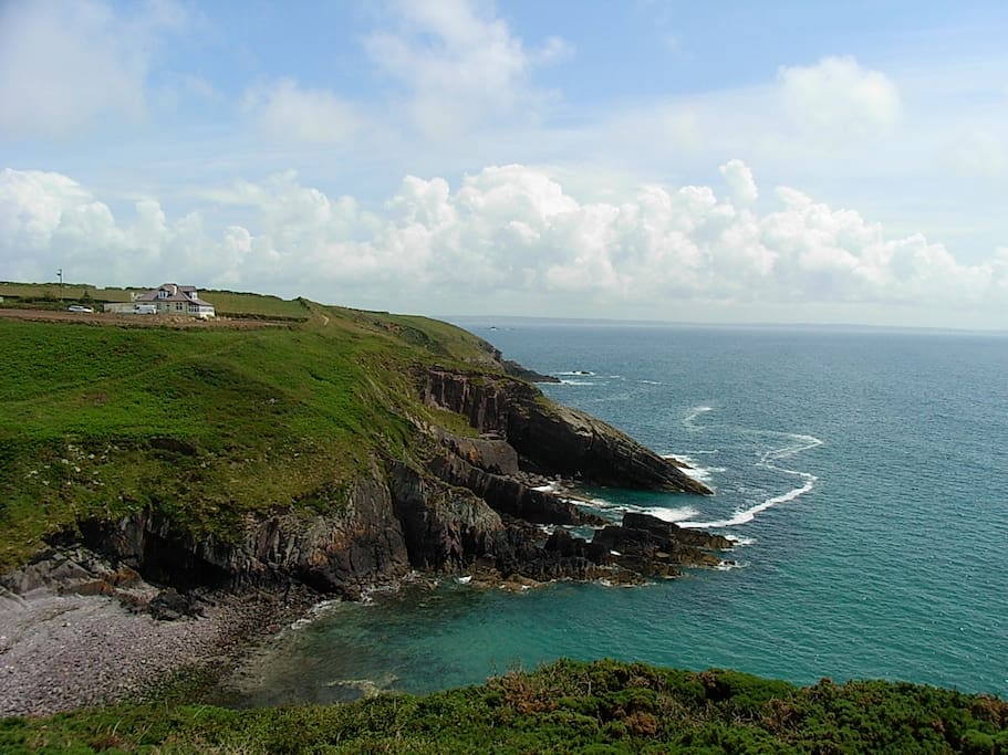 The amazing Pembrokeshire Coastline, only 1 mile away.