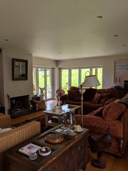 Open plan living area