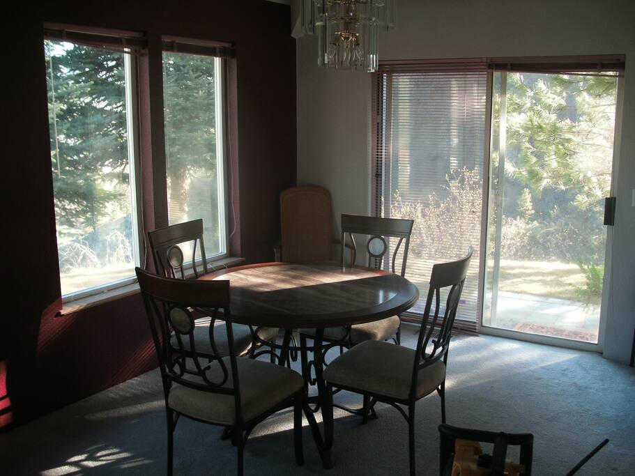 Dining off kitchen